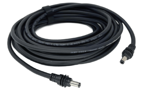 LocMarine 16 AWG Starlink Mini Rugged Power Cable , Double Connector 30Ft | TRVL-30FC