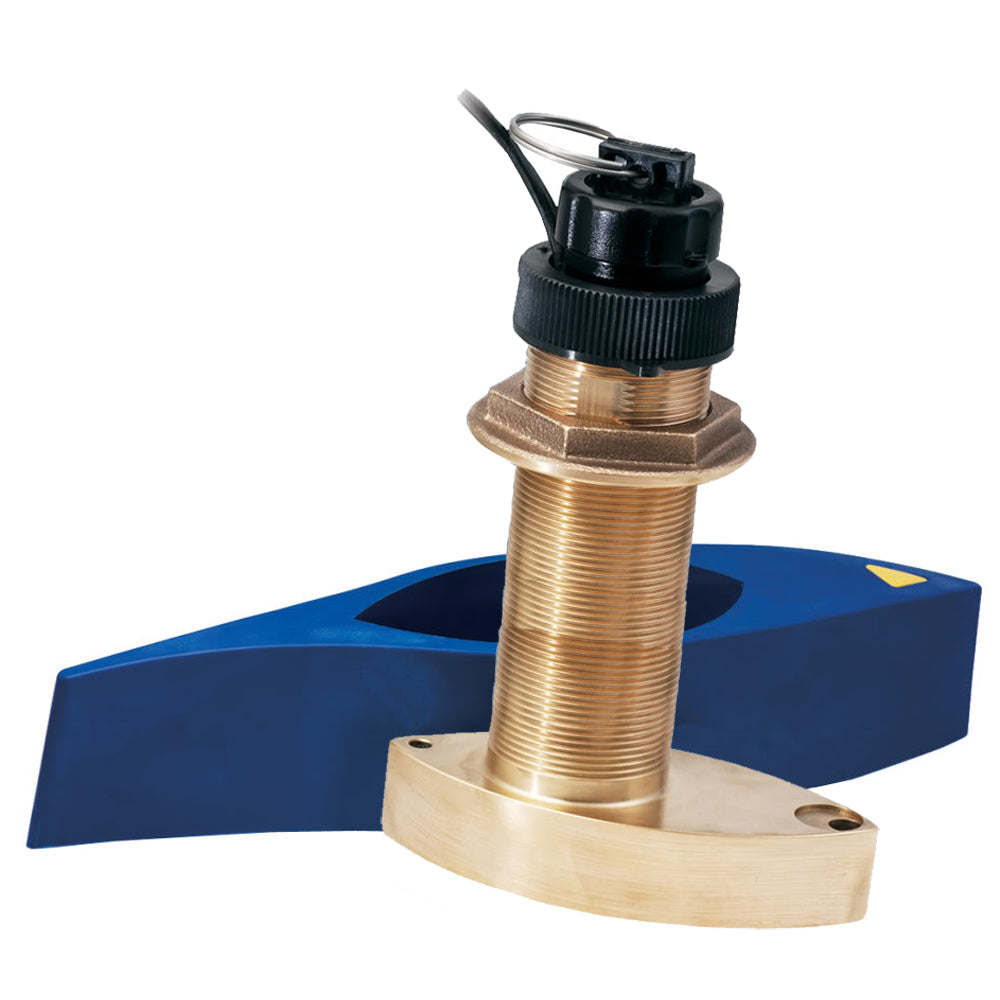 Garmin B744VL Long Stem Bronze Thru-Hull Depth/Temp/Speed with FB - 8 Pin (010-10193-22)