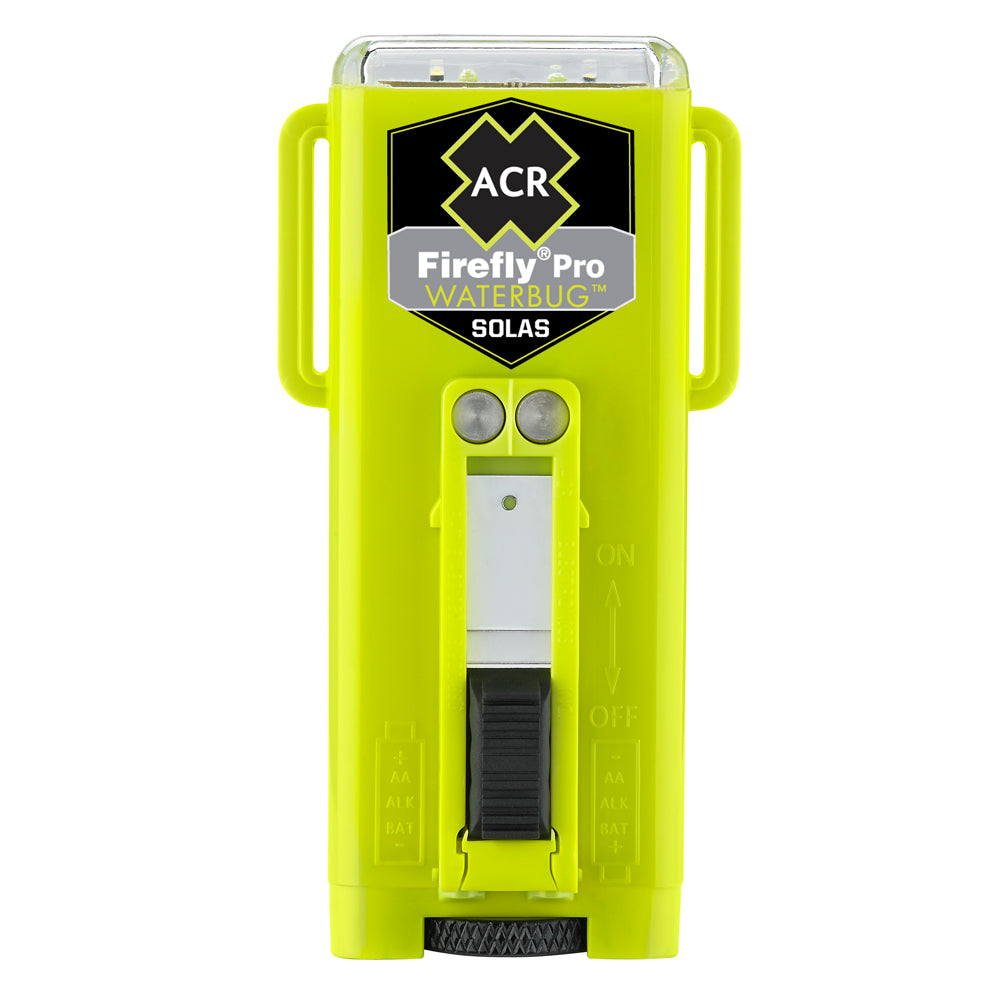 ACR Firefly PRO WATERBUG SOLAS Manual or Water-Activated LED Strobe Light (retail packaging) (3971.3)