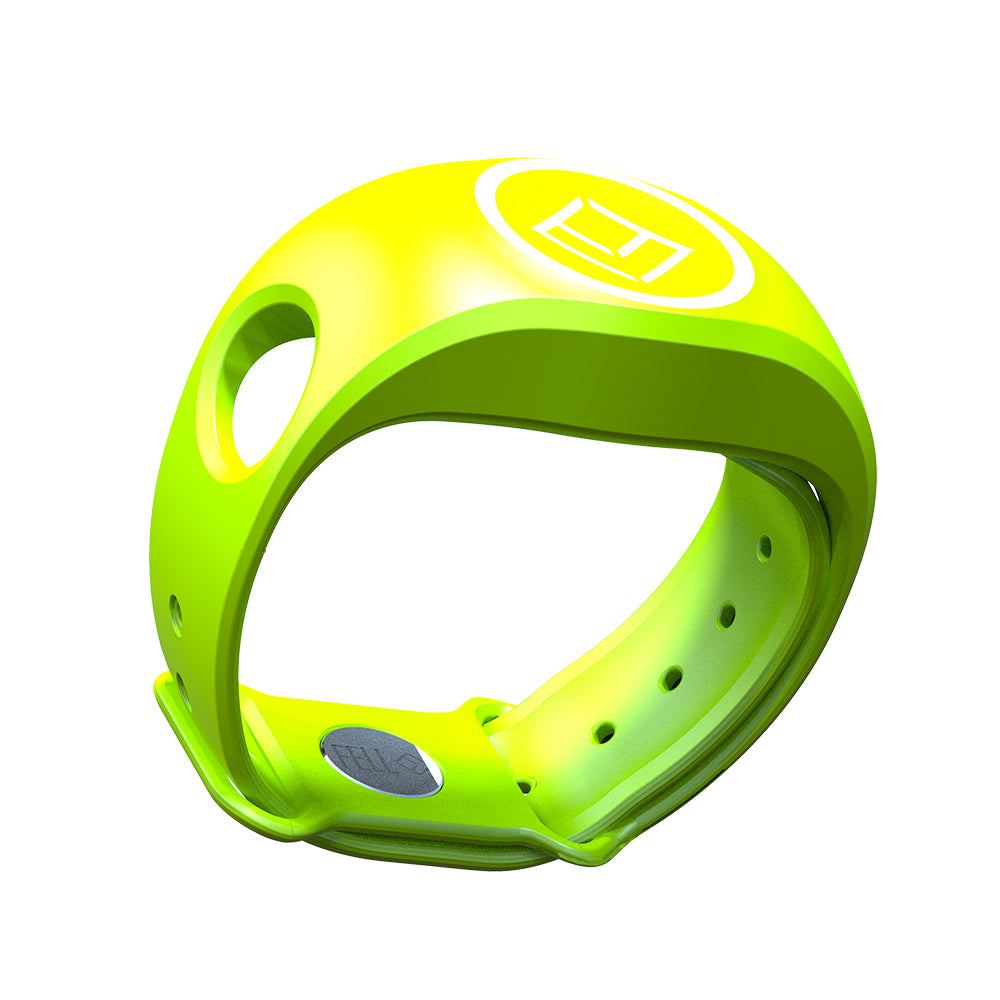 FELL Marine MOB+ xBAND Yellow Wristband - Marine-Grade Silicone Holder for xFOB Wireless Man Overboard Safety Device (72.380.304)