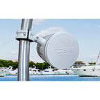 DS18 White Silicone Marine Speaker Covers for 8" Towers, Speakers and Subwoofers - Pair (CS-8/WH)