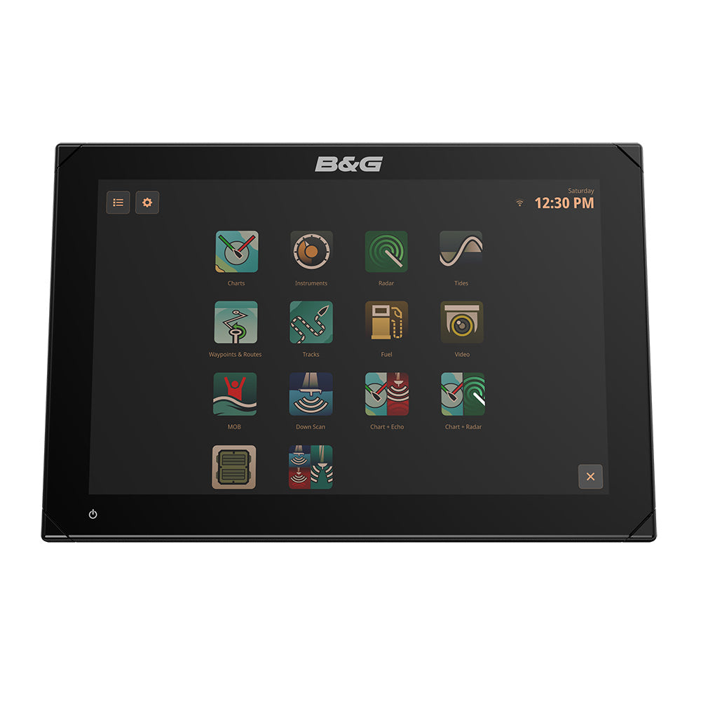 B&G Zeus S 12 Chartplotter/Fishfinder without Transducer with C-MAP DISCOVER X OnBoard Charts - No Transducer (000-15224-001)