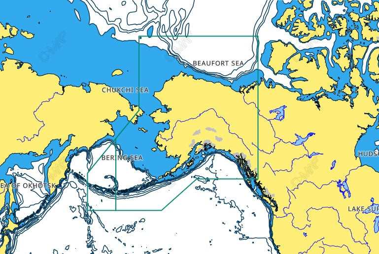 C-MAP 4D NA-D028 Alaska Premium Nautical Chart - Marine Navigation microSD/SD Card (M-NA-D028-MS)