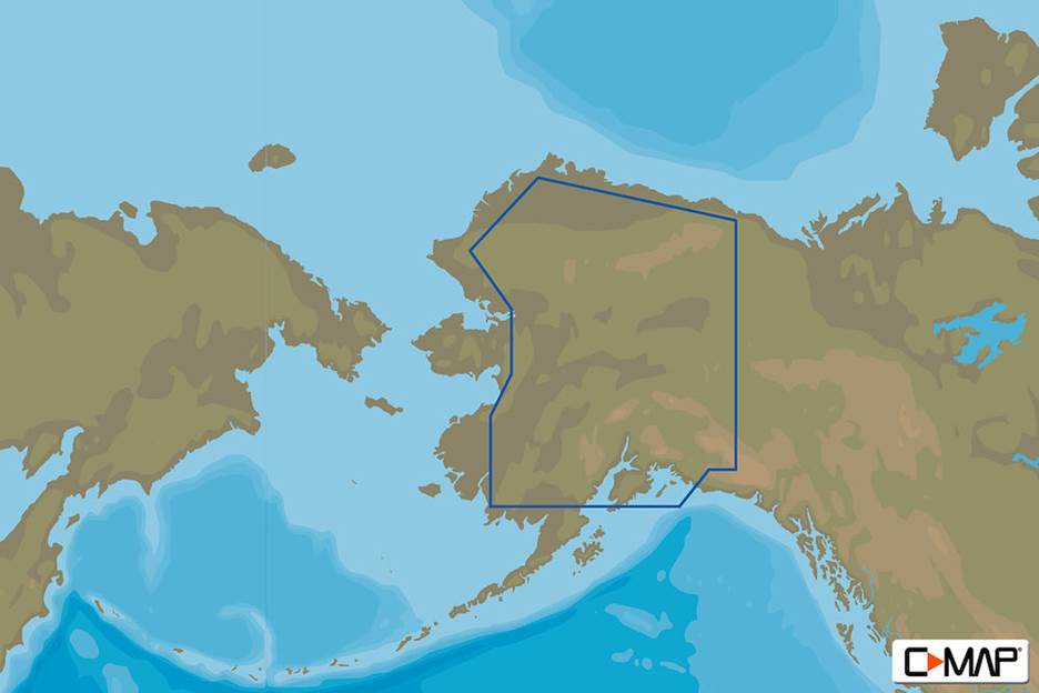 C-MAP 4D NA-D029 Alaska Lakes Premium Nautical Chart - Marine Navigation microSD/SD Card (M-NA-D029-MS)