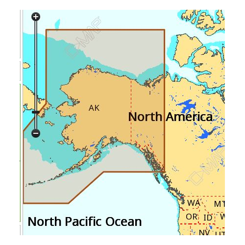 C-MAP MAX Wide NA-M028 Alaska Nautical Chart - Marine Navigation microSD/SD Card (M-NA-M028-MS)