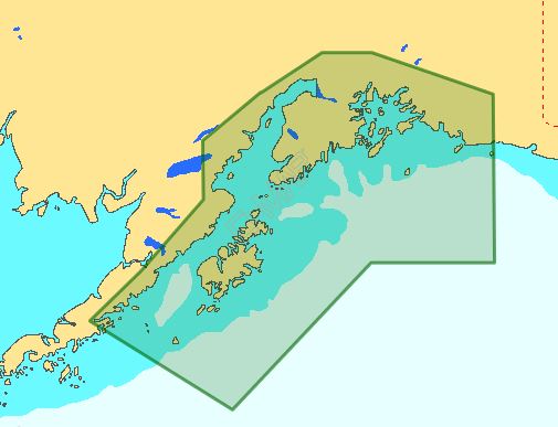 C-MAP 4D NA-D960 Prince William Sound, Cook Inlet, and Kodiak Island Premium Nautical Chart - Marine Navigation microSD/SD Card (M-NA-D960-MS)