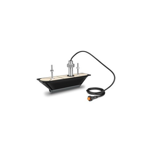 Garmin GT30-TH SS Thru-Hull DownVü/SideVü Scanning Transducer with Temp for Hull Deadrises Less Than 5° (010-01961-10)