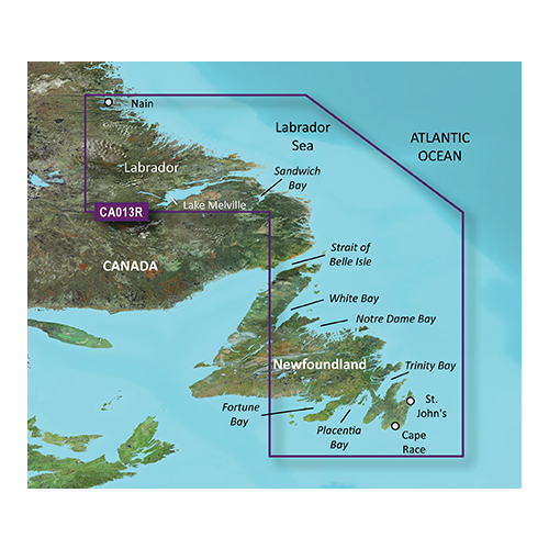 Garmin BlueChart g3 Vision HD - VCA013R - Labrador Coast - microSD/SD (010-C0698-00)