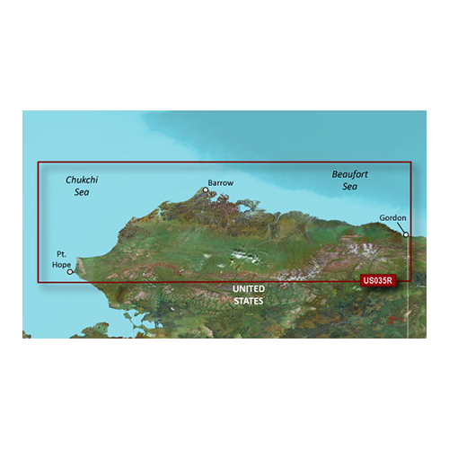 Garmin BlueChart g3 Vision HD - VUS035R - North Slope Alaska - microSD/SD (010-C0736-00)
