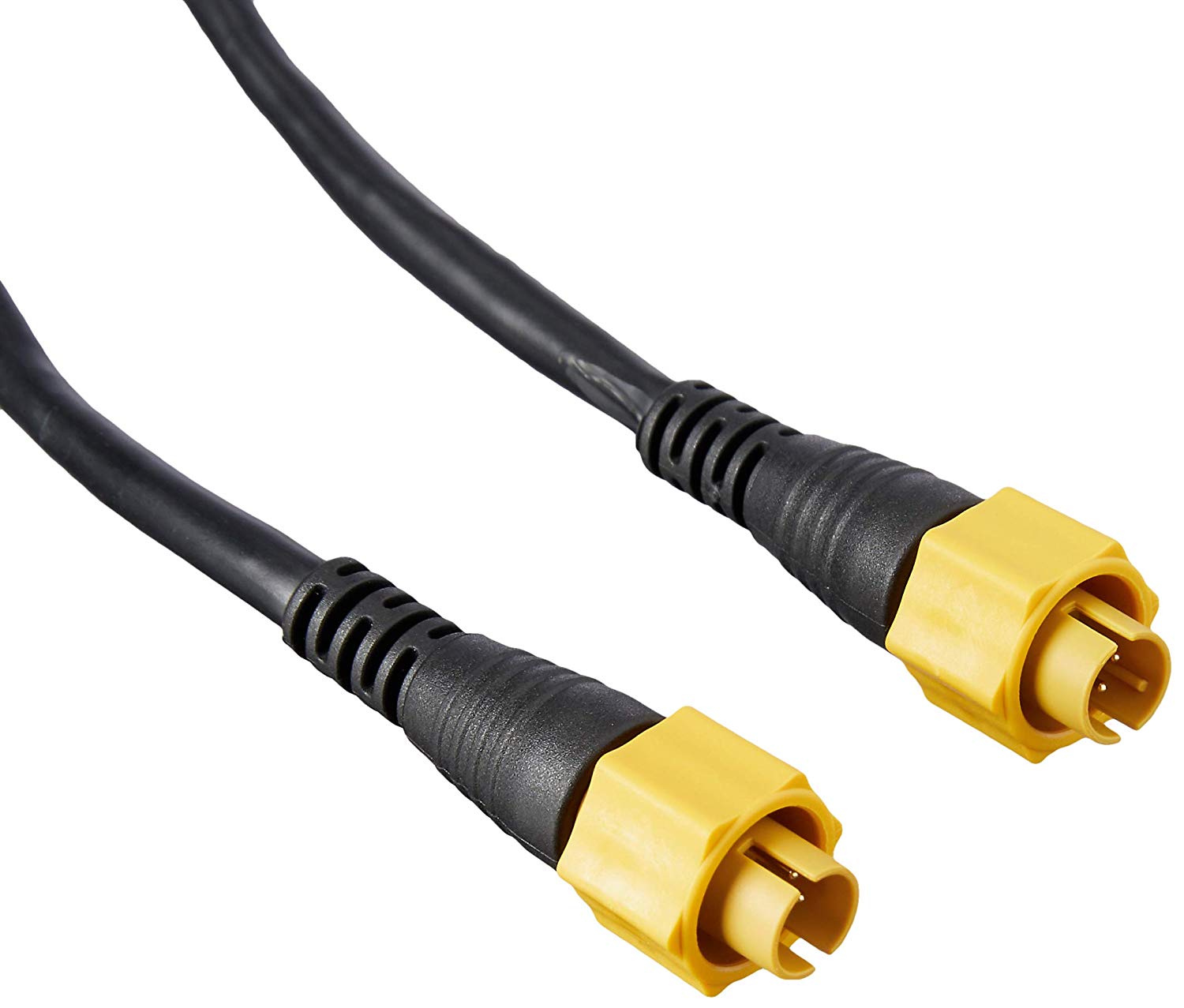 Lowrance ETHEXT-50YL 50' 15.5M Ethernet Cable with 5-Pin Yellow Connectors (000-0127-37)