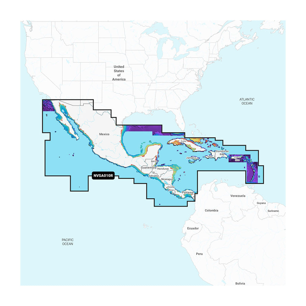 Garmin Navionics Vision+ NVSA010R Central America & Caribbean (010-C1451-00)