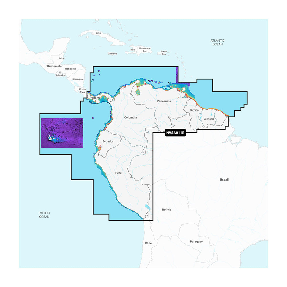 Garmin Navionics Vision+ NVSA011R South America (North) (010-C1452-00)