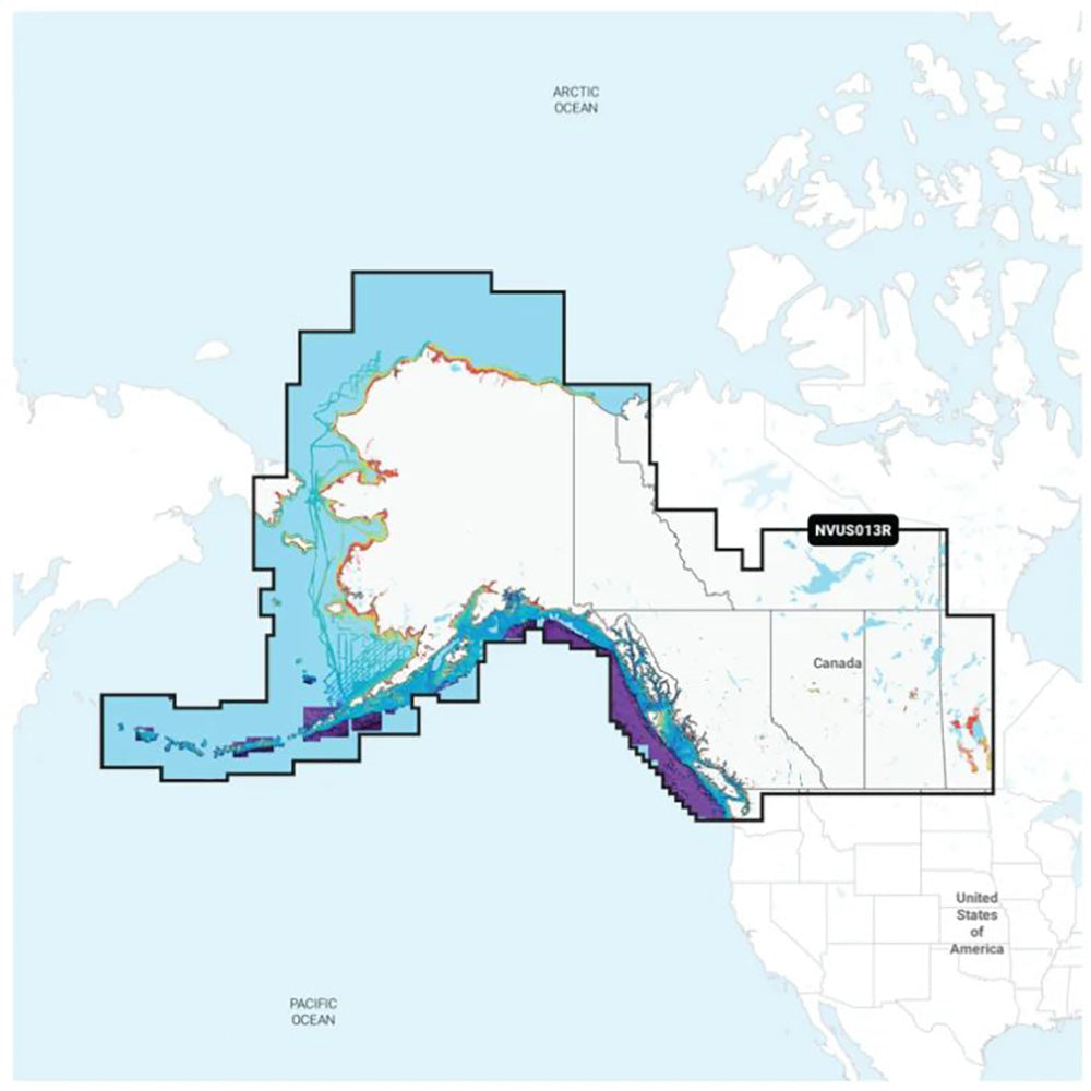 Garmin Navionics Vision+ NVUS013R Canada, West & Alaska (010-C1485-00)