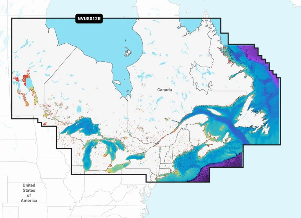 Garmin Navionics Vision+ NVUS012R Canada, East & Great Lakes (010-C1484-00)