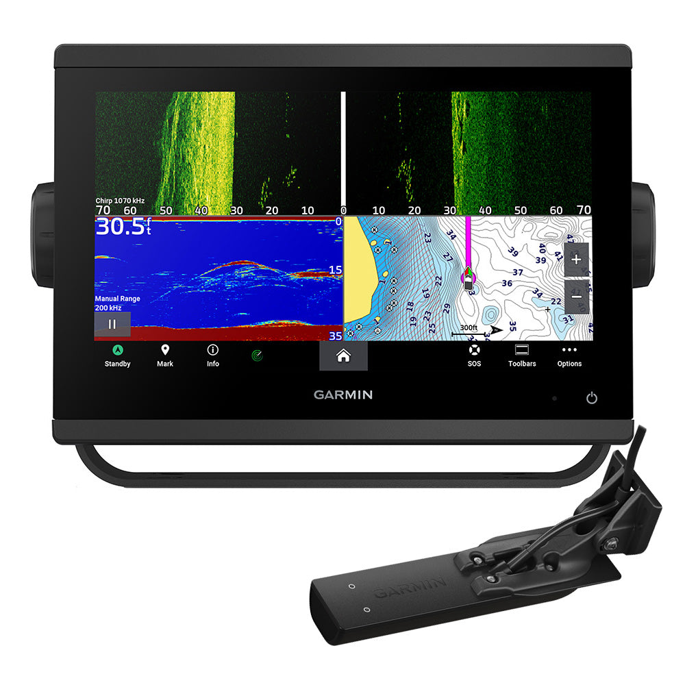Garmin GPSMAP 943xsv Combo GPS Fishfinder GN+ with GT56-TM (010-02366-61/GT56)