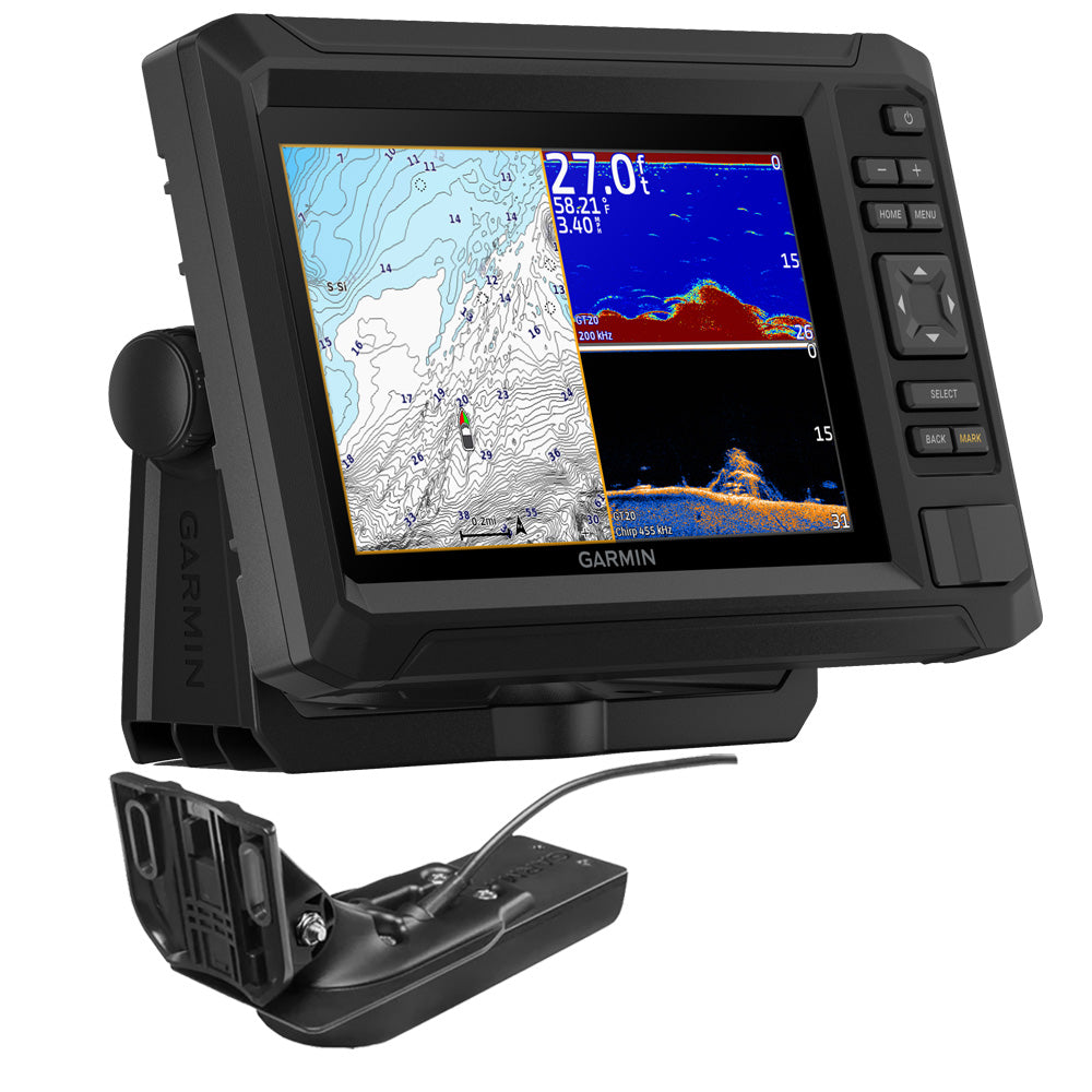 Garmin ECHOMAP UHD2 74CV Chartplotter/Fishfinder Combo with US Coastal Maps & GT20-TM (010-02595-51)