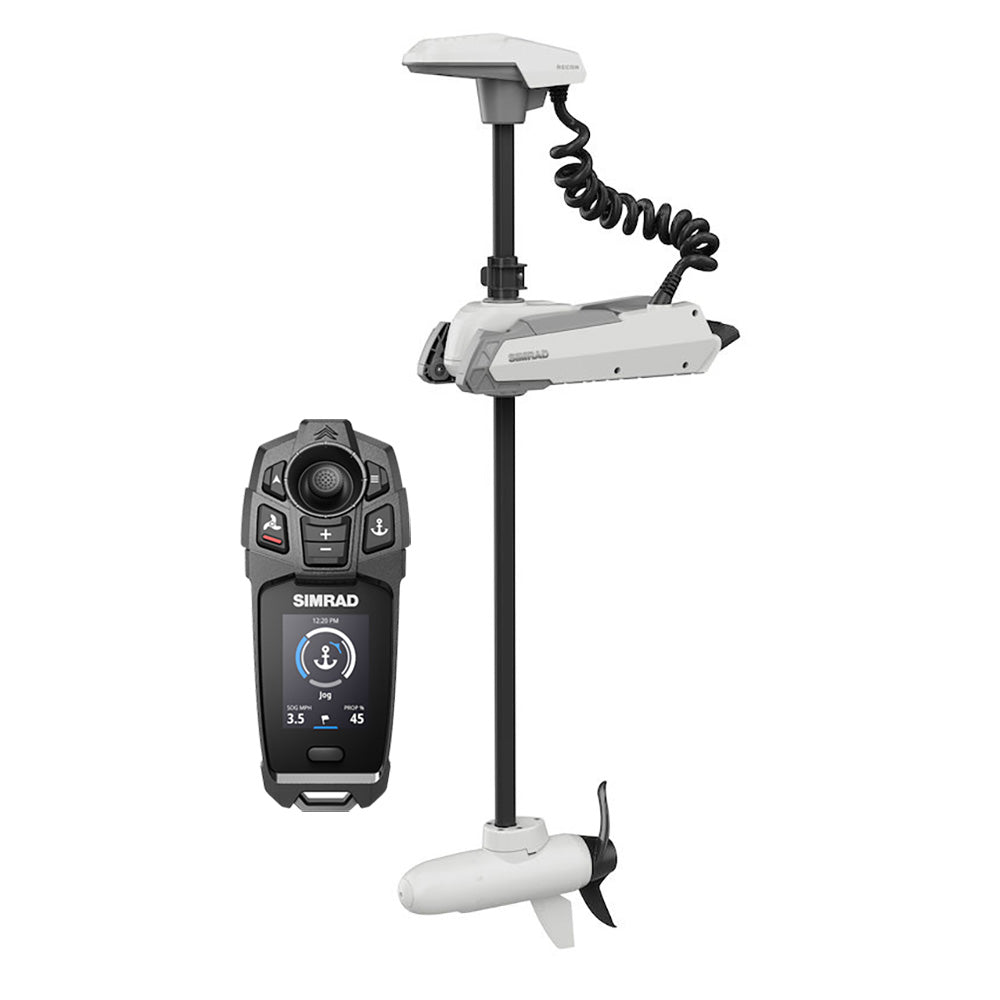 Simrad RECON Saltwater 72" Shaft Trolling Motor with Simrad Freesteer Joystick Wireless Remote 2" with LCD Display (000-16159-001)