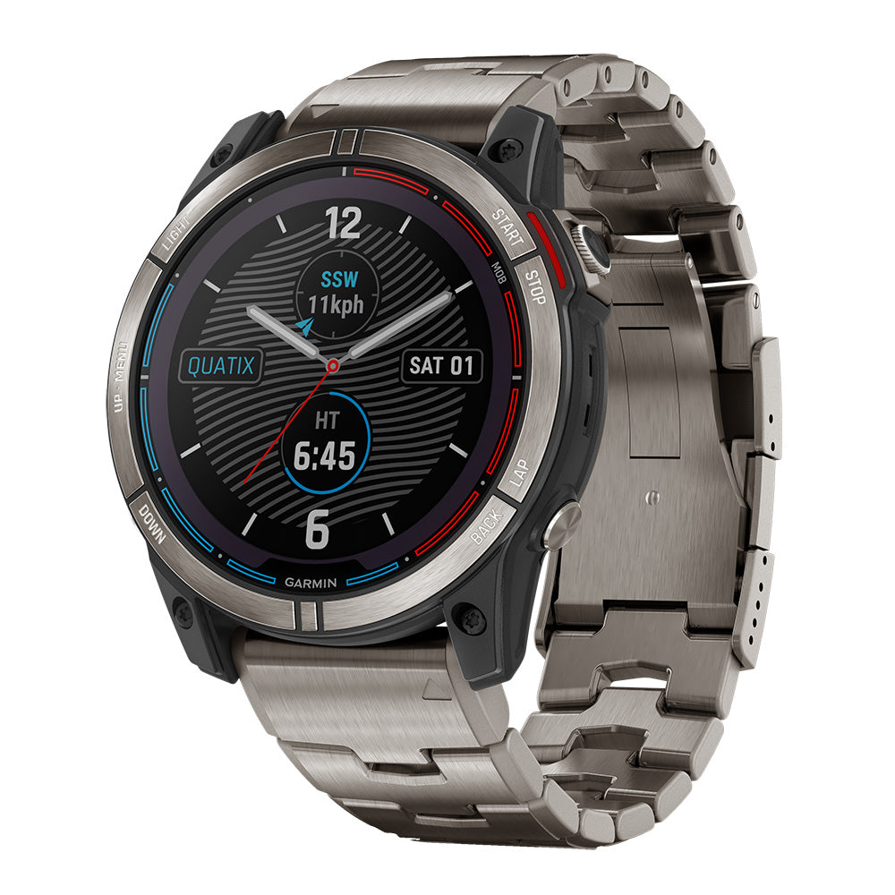 Garmin quatix 7 - Solar Edition Marine GPS Smartwatch with Solar Charging (010-02541-60)