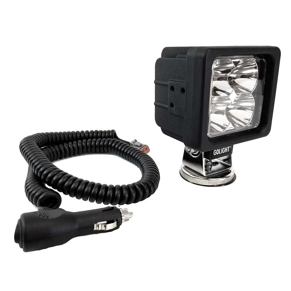 Golight 40245 GXL LED Work Light Series Portable Spot Light Magnetic Mount w/No Remote - 12V - Black