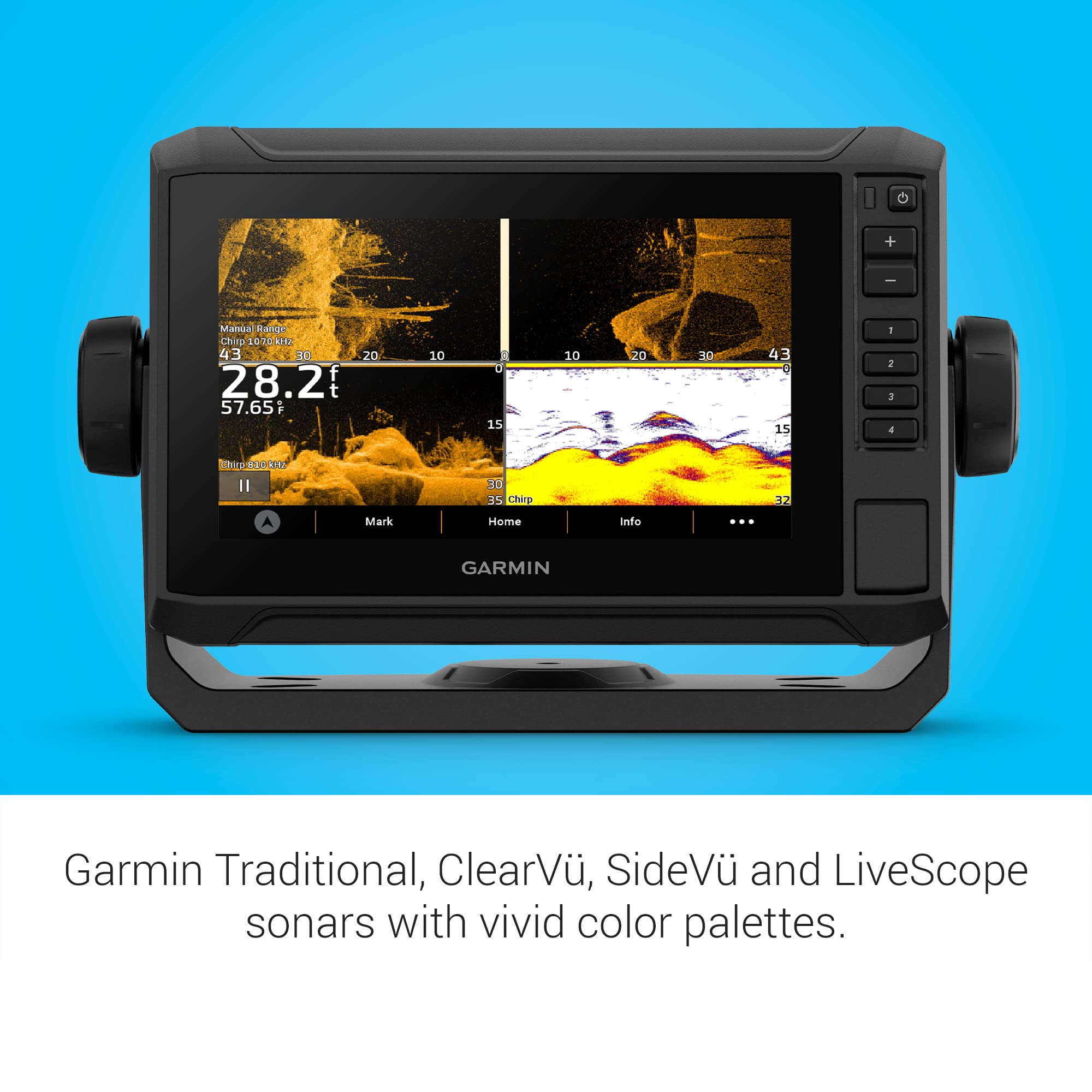 Garmin ECHOMAP UHD2 72sv Worldwide Basemap With GT54 Transducer (010-02683-01)