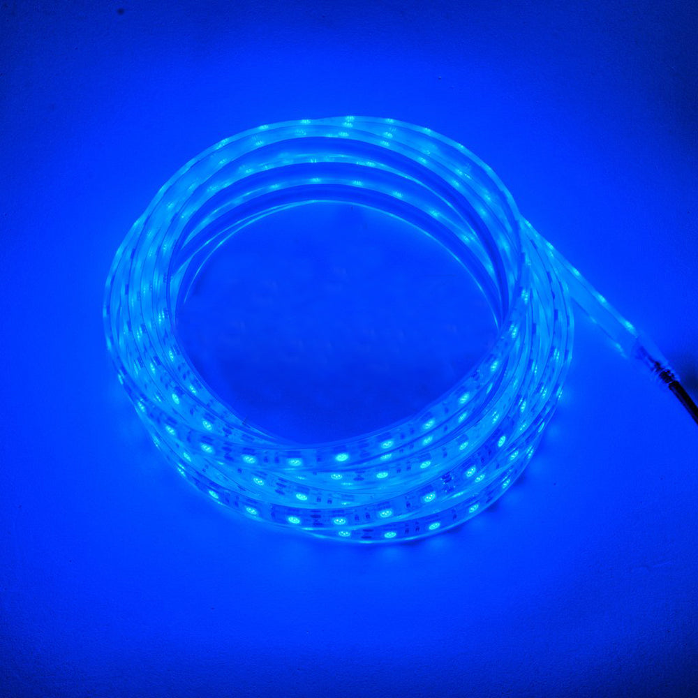 PlashLights 12v RGB Color Changing Waterproof Flexible Light Strip - Ip68 - 20' | FLS-RGB-68-20FT