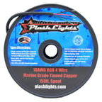 PlashLights 18awg RGB 4 Conductor Wire - 150ft Spool | PW-18/4-RGB