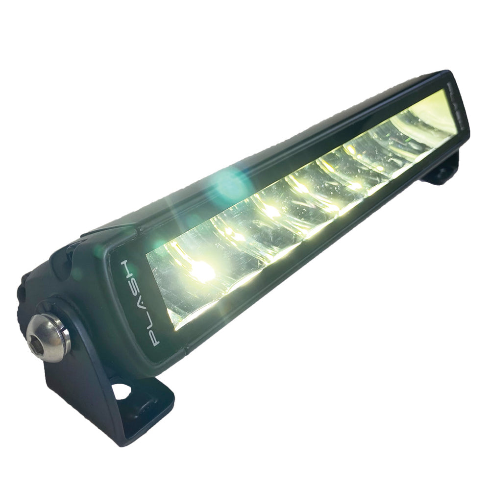 PlashLights 10" SRX 2-Series Single Row LED Light Bar - Black Housing | SRX2-10