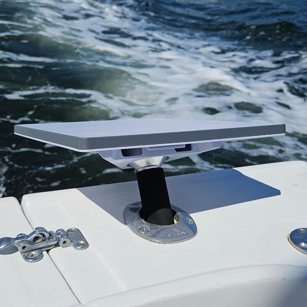 LocMarine Marine-Grade Rod Holder Mount for Starlink Mini Antenna - Flat Dish Base | TRVL-ROD