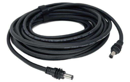 LocMarine 16 AWG Starlink Mini Rugged Power Cable , Double Connector 30Ft | TRVL-30FC