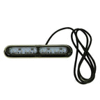 PlashLights Poquito 60W Underwater Transom Light - Blue - Pair | PL-UWL-60W-BL-K