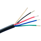 PlashLights 18awg RGB+W 5 Conductor Wire - 150ft Spool | PW-18/5-RGBW