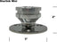 LocMarine 8460 Starlink Mini Coupling with Stainless Steel Fixed Mount Base Kit. | LM-SMINI-FX