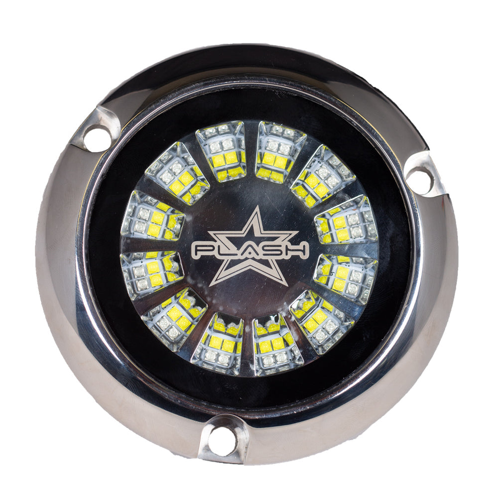 PlashLights Epik Underwater Transom Light - Blue + White - Pair | PL-UWL-EPIK-B/W-K