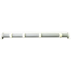 PlashLights 40" XX-Series LED Light Bar - 5W - Curved - White Housing | XX-40-5W-WHT-R