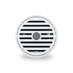 Aquatic AV EL423 ELITE 6.5" Waterproof RGB LED Marine Speakers with Classic Grills, 240W Total Power, 4 Ohm, White, Pair