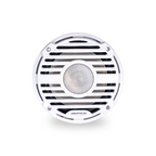 Aquatic AV PC410 PRO Classic 6.5" Waterproof RGB LED Marine Speakers 120W Total Power, 4 Ohm, White, Pair