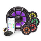 Aquatic AV PX312 6.5" Pro Sport Marine Coaxial Speakers - Pair, Waterproof, Black (PX312)