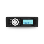 Aquatic AV MP6 SiriusXM Ready Shallow-mount IP65 Marine Waterproof Bluetooth Media Player, 2.8" Color Screen, 288W Max Power, 4 Ohm (MP600)
