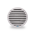 Aquatic AV GP100W Marine Stereo Kit: GP1 Bluetooth Gauge Stereo and 1 pair of White 6.5" Marine Speakers