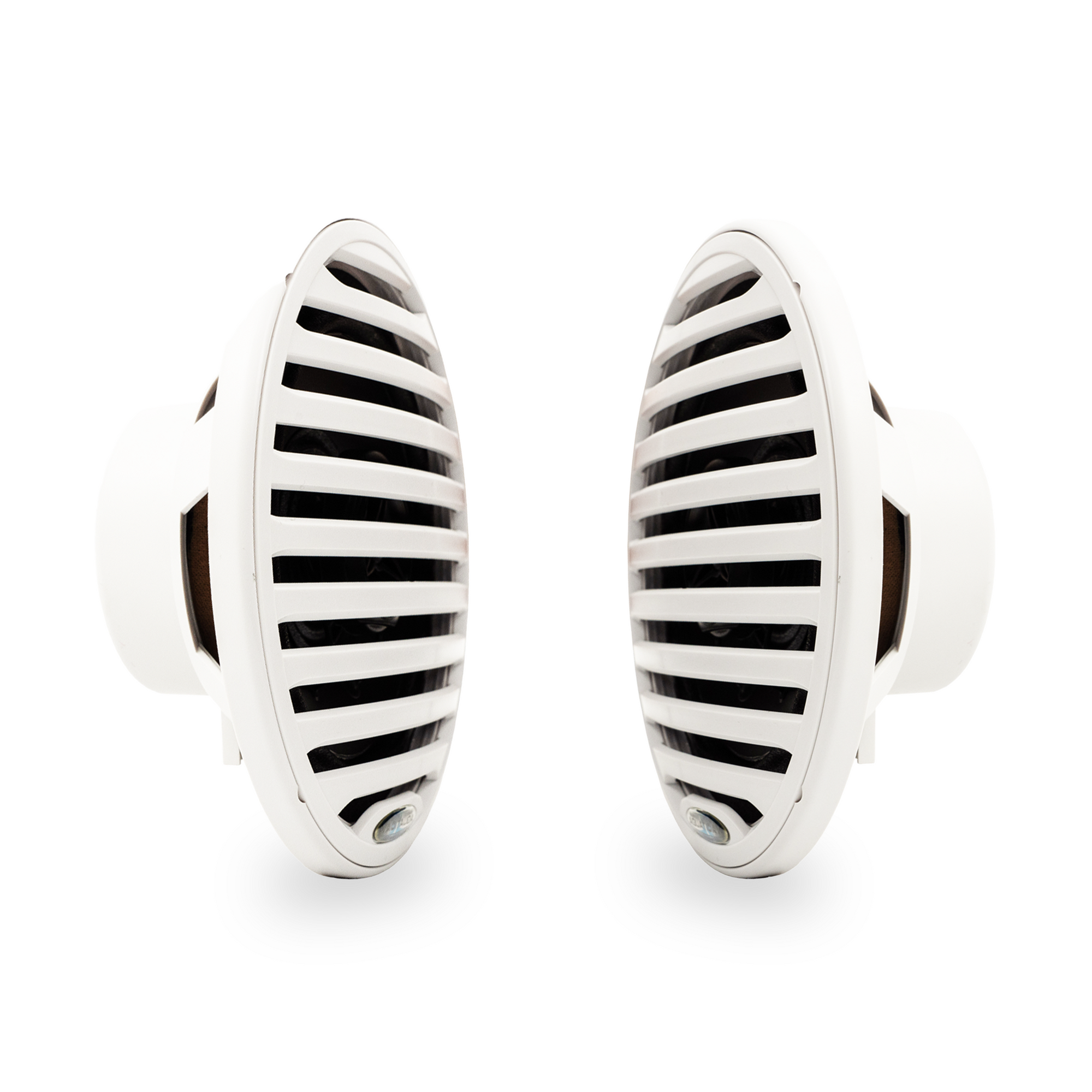 Aquatic AV GP100W Marine Stereo Kit: GP1 Bluetooth Gauge Stereo and 1 pair of White 6.5" Marine Speakers