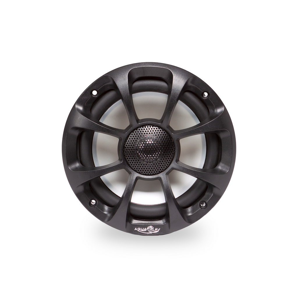 Aquatic AV CK501 PRO Sport Platinum Kit : SWA6 Amplified Bluetooth Stereo Subwoofer with 2 pairs of 6.5" PRO Sport Black Coaxial Speakers