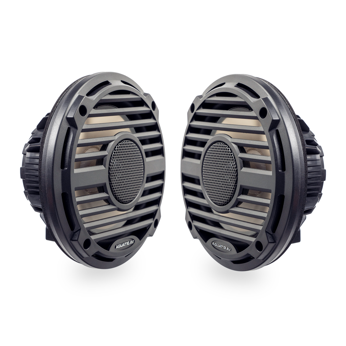 Aquatic AV CK502 PRO Classic Platinum Kit : SWA6 Amplified Bluetooth Stereo Subwoofer with 2 pairs of 6.5" PRO Classic Black Coaxial Speakers