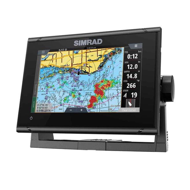 Simrad GO7 XSR Chartplotter/Fishfinder with HDI Transom-Mount Transducer and C-MAP Discover Chart (000-14326-002)