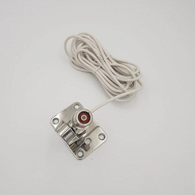 Simrad AA000224 1815 Stainless Steel Quick-Fit VHF Antenna Mount with 16' Cable (AA000224)