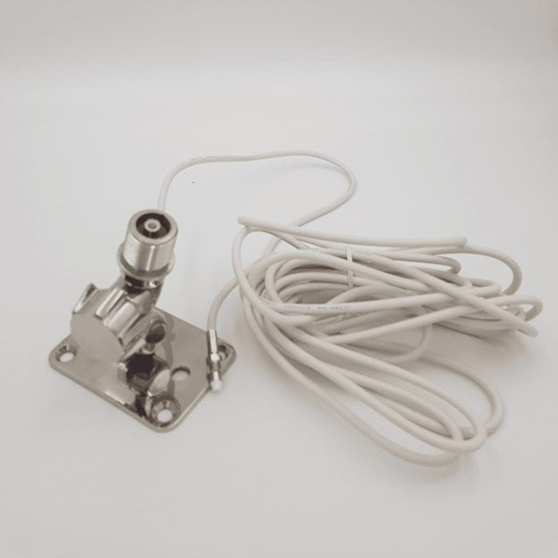 Simrad AA000224 1815 Stainless Steel Quick-Fit VHF Antenna Mount with 16' Cable (AA000224)