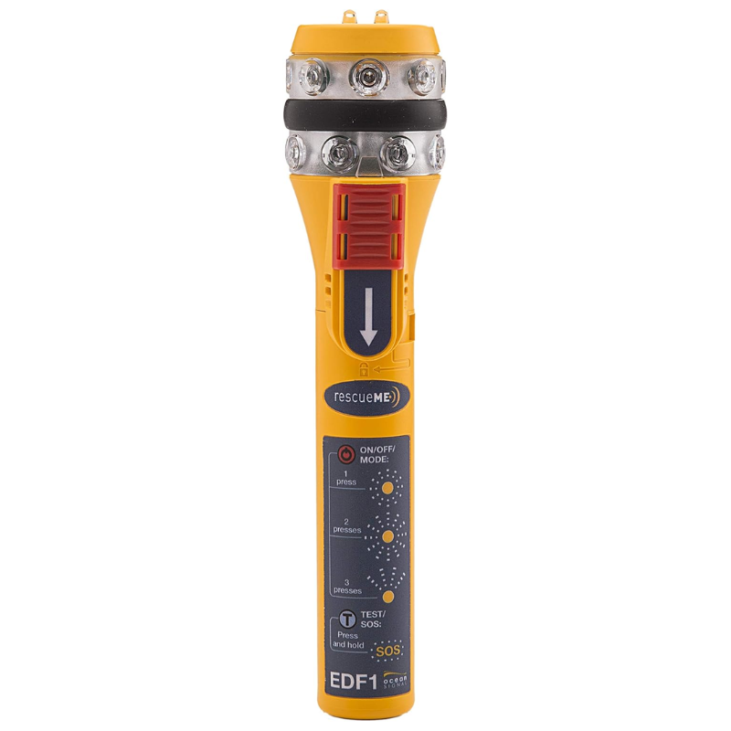 Ocean Signal RescueME EDF1 Compact Electronic Distress Flare with 7 Mile Range (750S-01710)