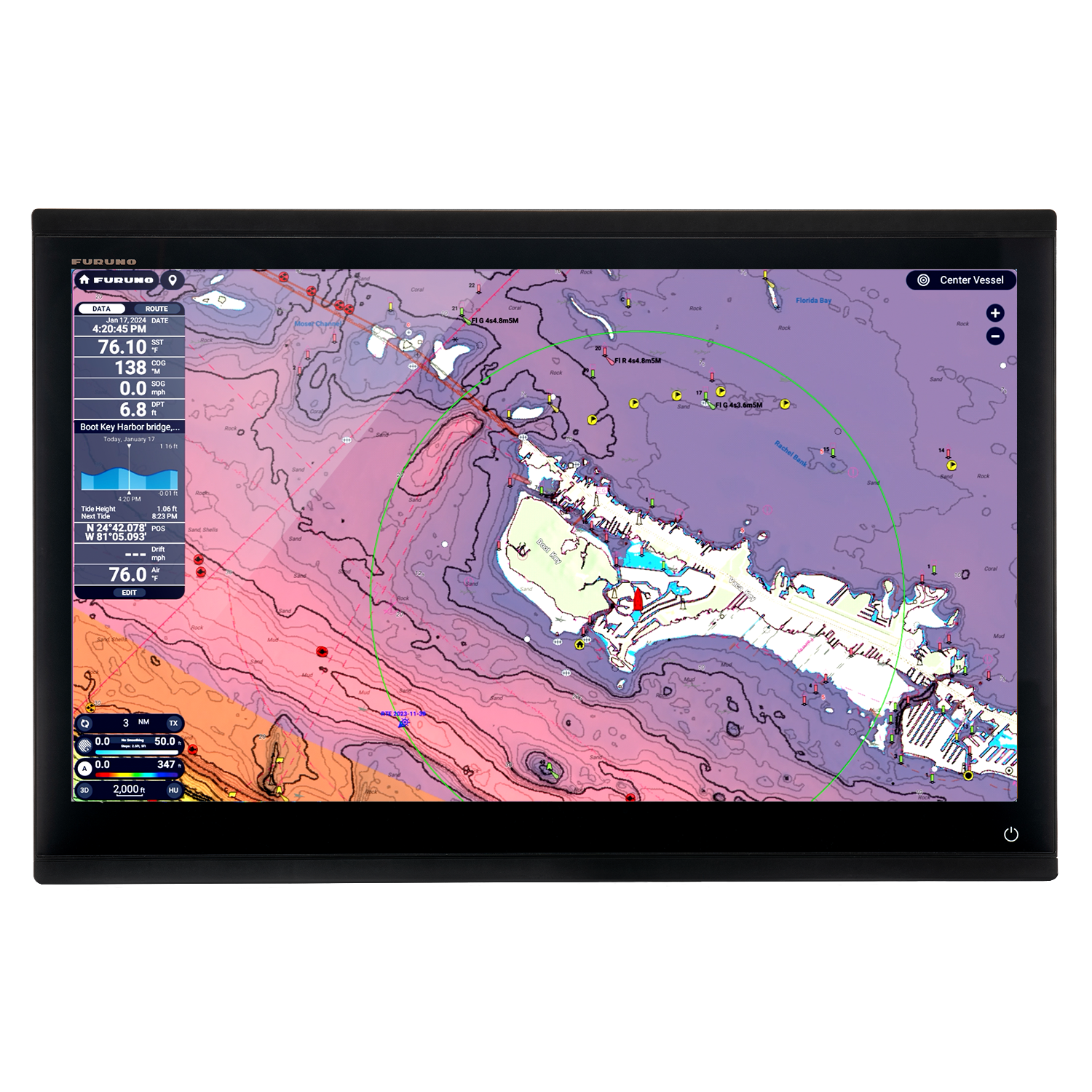 Furuno TZT24X 24" NavNet TZtouchXL Multifunction Mulit-Touch Display