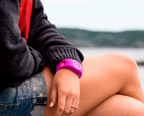 FELL Marine MOB+ xBAND Red Wristband - Marine-Grade Silicone Holder for xFOB Wireless Man Overboard Safety Device (72.380.301)