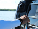 FELL Marine MOB+ xBAND Black Wristband - Marine-Grade Silicone Holder for xFOB Wireless Man Overboard Safety Device (72.380.302)