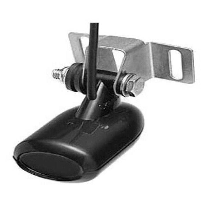 Lowrance Transom-Mount Transducer 9-Pin 83/200kHz with Temperature (000-14884-001)